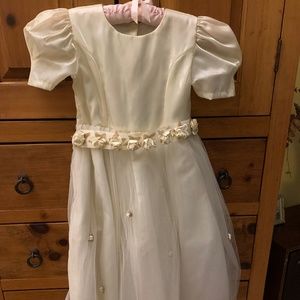 Flower Girl Dress - White